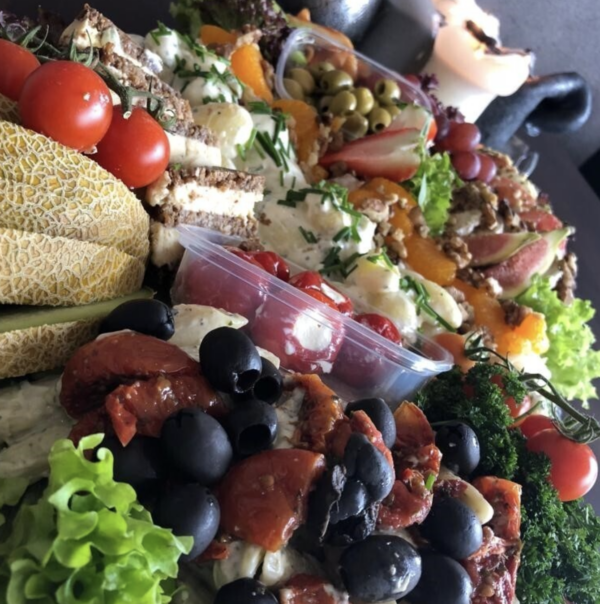 Vegetarische saladeschotel
